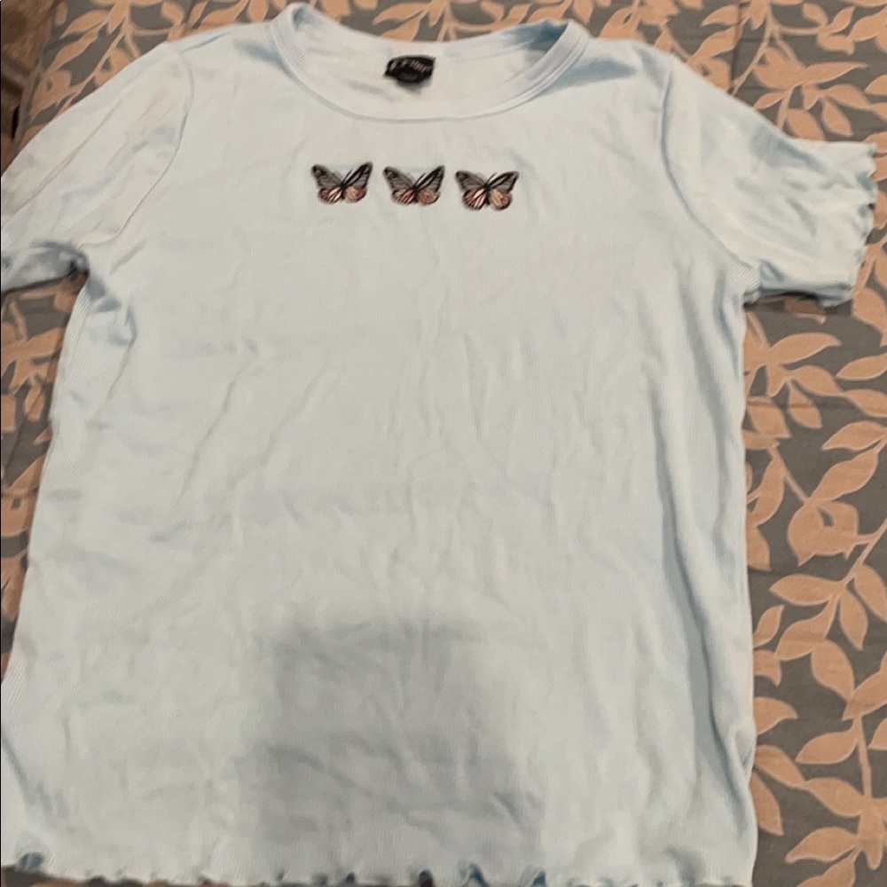cute and chic butterfly tee